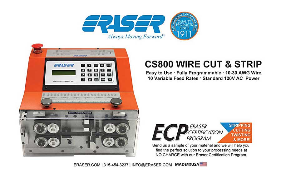 Wire Cut & Strip Solutions from The Eraser Company